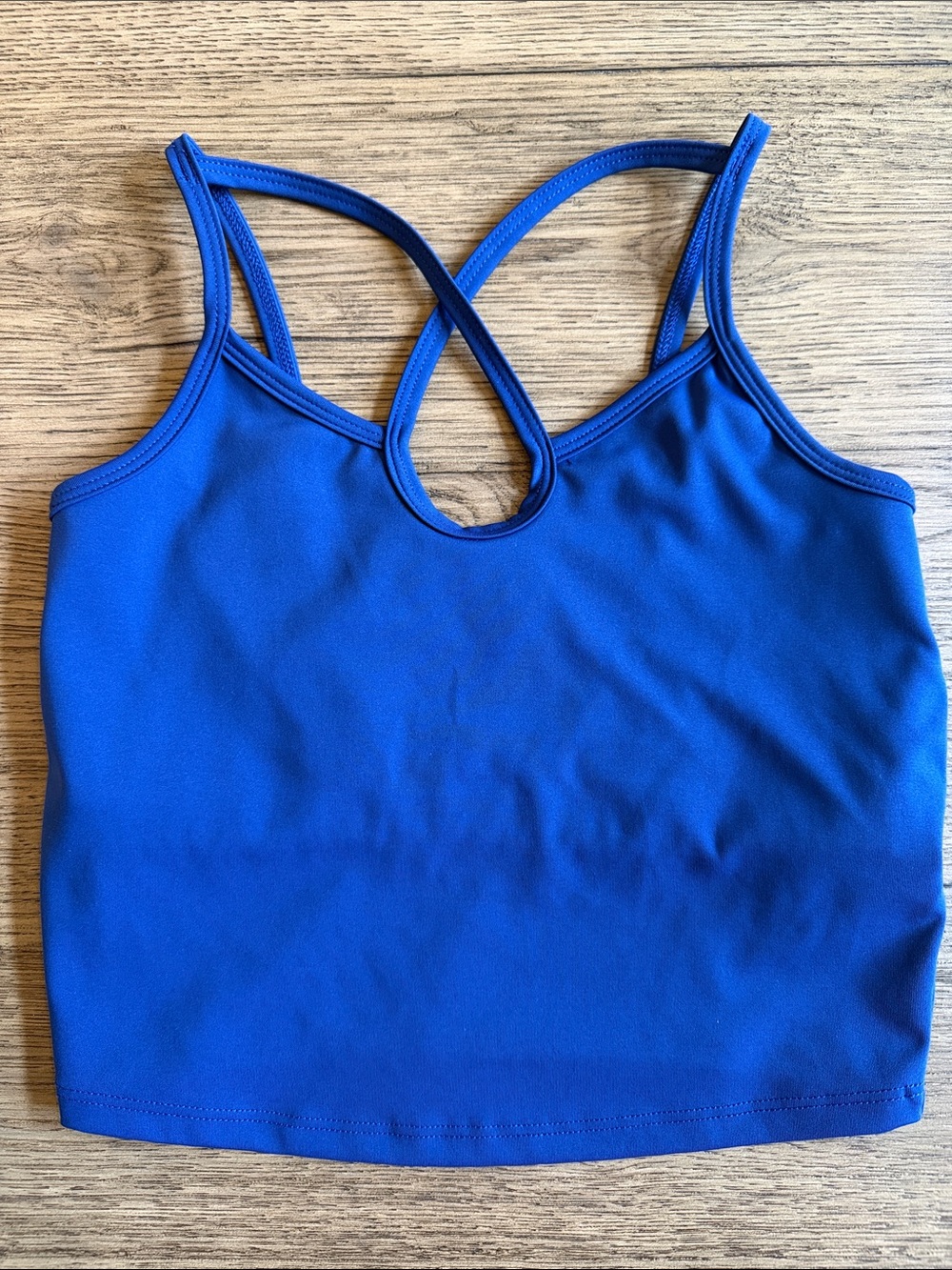 Women's Five Dancewear Blue Strappy Bra crop top